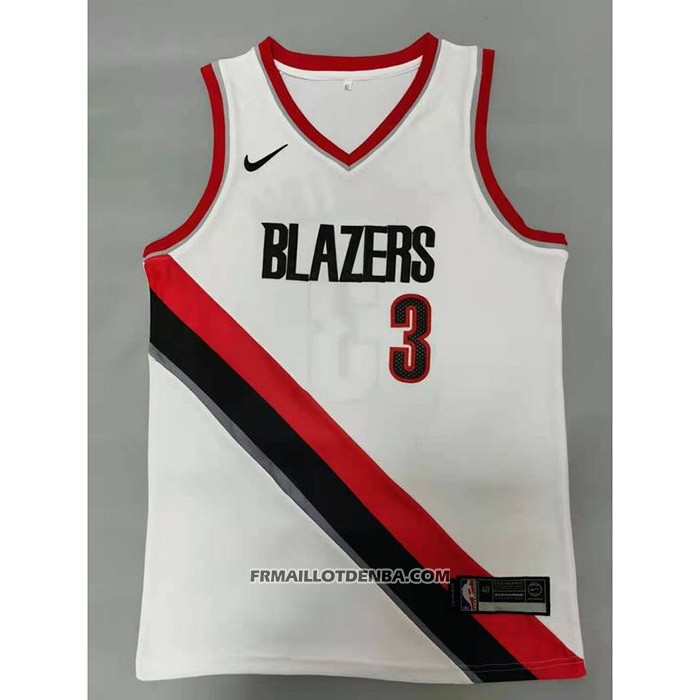 Maillot Portland Trail Blazers C.j. Mccollum Association 2020-21 Blanc